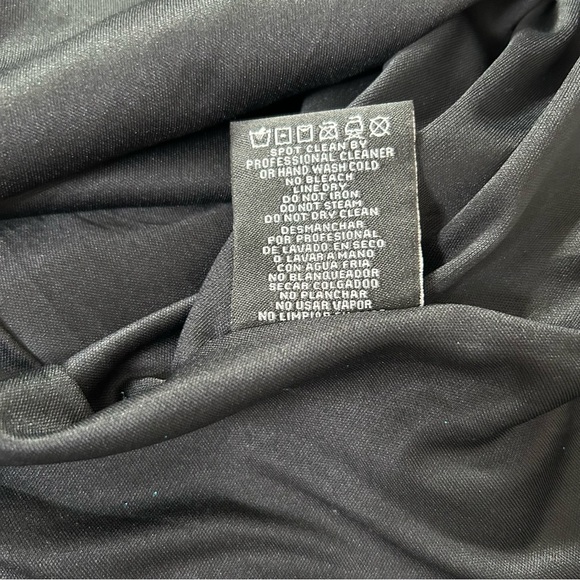 Morgan and Co Teal and Pink Evening Gown Cage Back Full Skirt Maxi Dress SZ 1XS - Picture 9 of 16